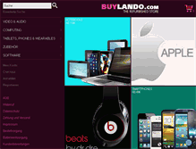 Tablet Screenshot of buylando.com